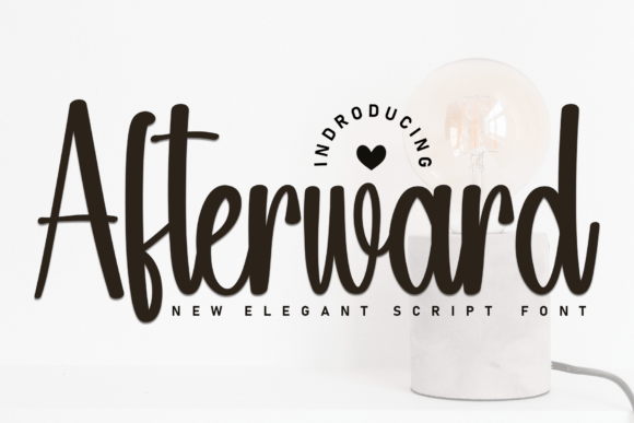 Afterward: A Script Font That Makes Your Campaigns Instantly Recognizable