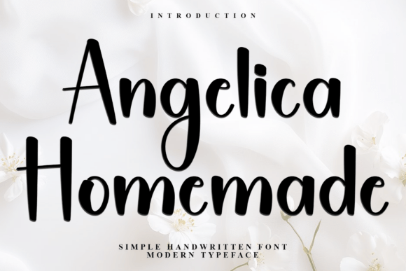 Angelica Homemade: A Warm, Handcrafted Font for Small Business Branding