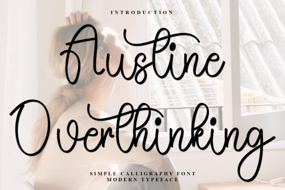 Austine Overthinking: A Festive Script Font That Delivers Joy—Not Clutter