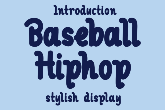 Baseball Hiphop: A Premium Script Font for Trusted Branding