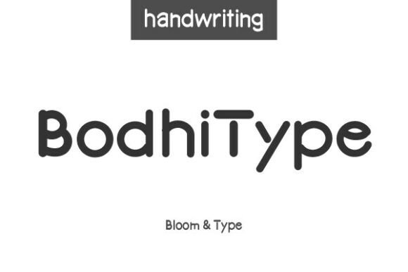 Bodhitype: A Warm, Playful Script Font for Handmade Brands