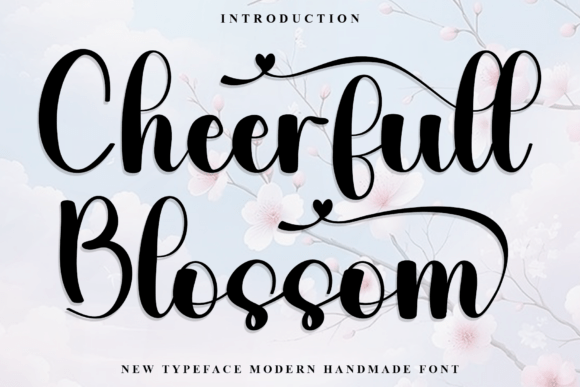 Cheerfull Blossom: A Warm, Playful Script Font for Editorial Charm