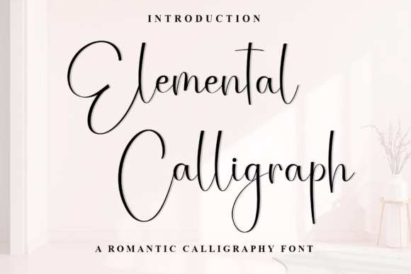 Elemental Calligraph: A Warm, Playful Script Font for Handmade Brands