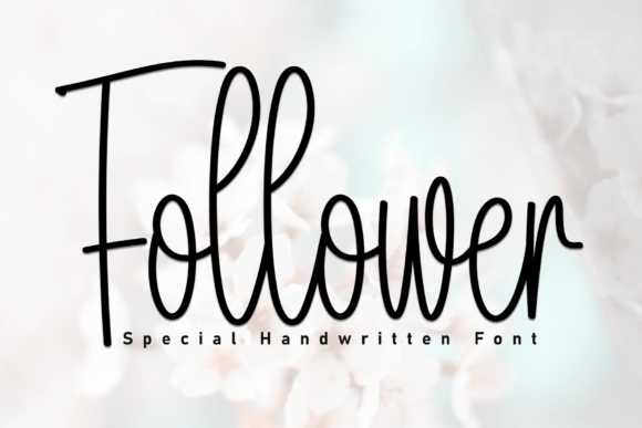 Follower Handwritten Font for Crafters & Sellers