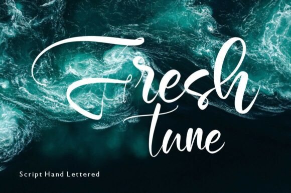 Fresh Tune: A Stylish Script Font for Handmade Creators