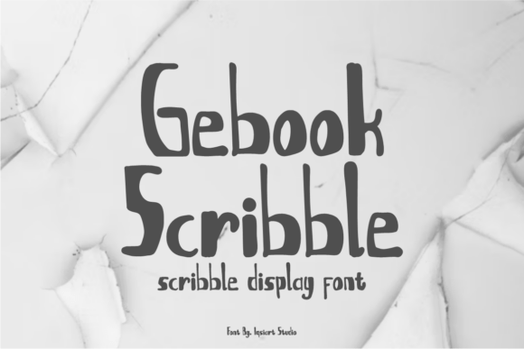 Gebook Scribble: A Playful Handwritten Font for Crafters & Sellers