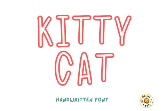 Kitty Cat Font: Whimsical, Readable & Perfect for Small Business Branding