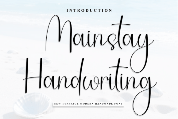 Mainstay Handwriting: A Versatile Script Font for Handmade Brands