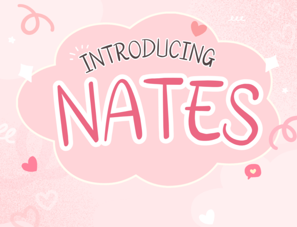 Nates: A Playful Script Font That Elevates Campaign Visuals