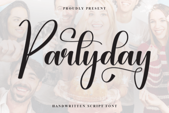 Partyday: A Stylish Script Font That Elevates Real Small Business Branding