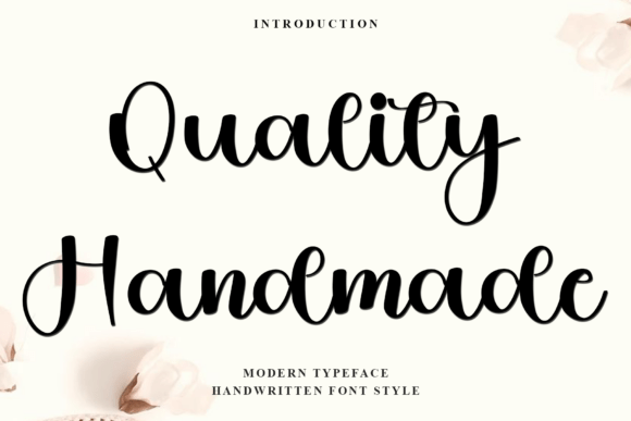 Quality Handmade Font: Your Brand’s Warm, Professional Voice