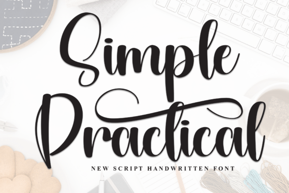 Simple Practical: A Script Font That Breathes With Your Content