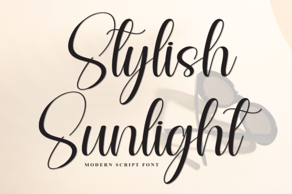 Stylish Sunlight: A Script Font That Breathes Life Into Editorial Design
