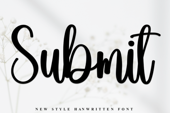 Submit: A Contemporary Script Font for Expressive Branding