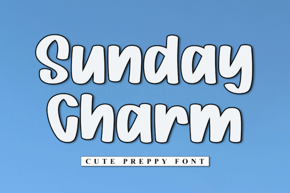 Sunday Charm: A Modern Script Typeface for Thoughtful Branding