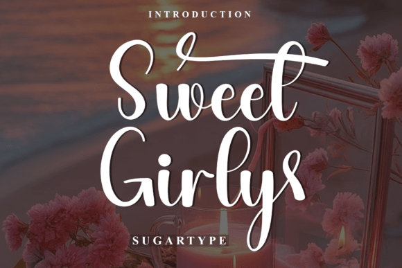Sweet Girly Font: Festive Script for Handmade Labels & Holiday Printables