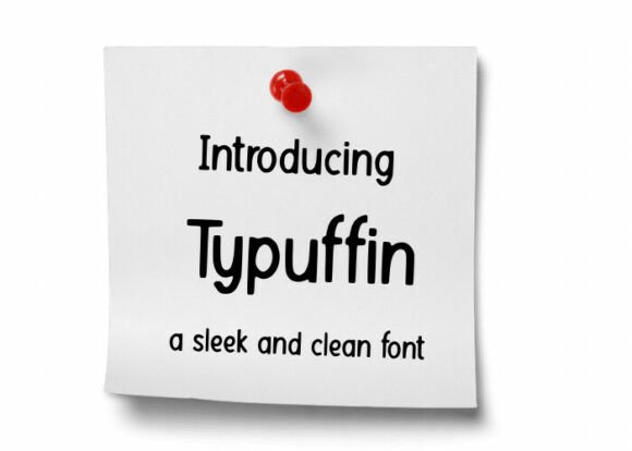 Typuffin: A Warm, Rounded Script Font for Handmade Brands