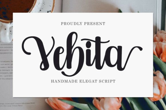 Vebita: A Timeless Script Font for Editorial Elegance