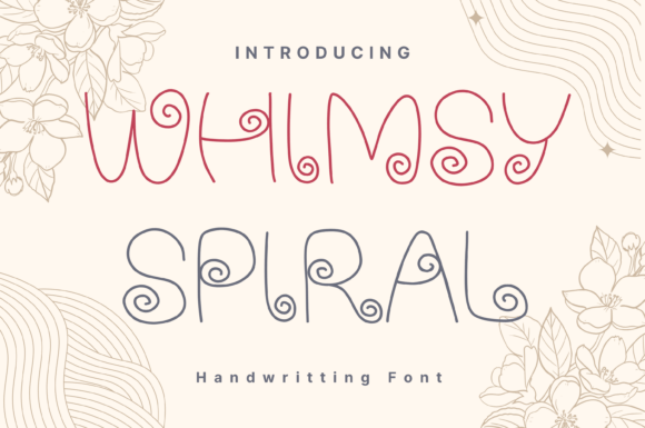 Whimsy Spiral: A Playful, Professional Font for Small Business Brands
